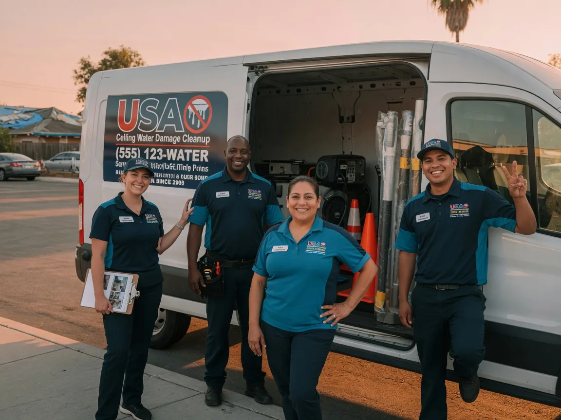 Ceiling Water Damage Restoration company in Fairview, NC